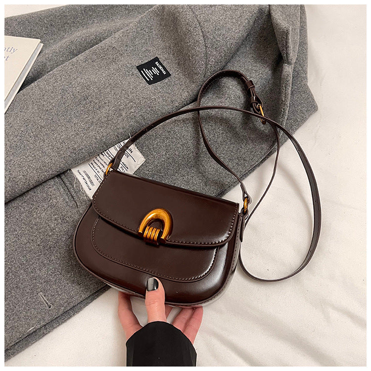 Retro Niche Minimalist Versatile Shoulder Crossbody Bag
