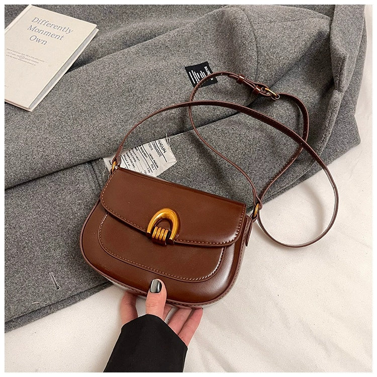 Retro Niche Minimalist Versatile Shoulder Crossbody Bag
