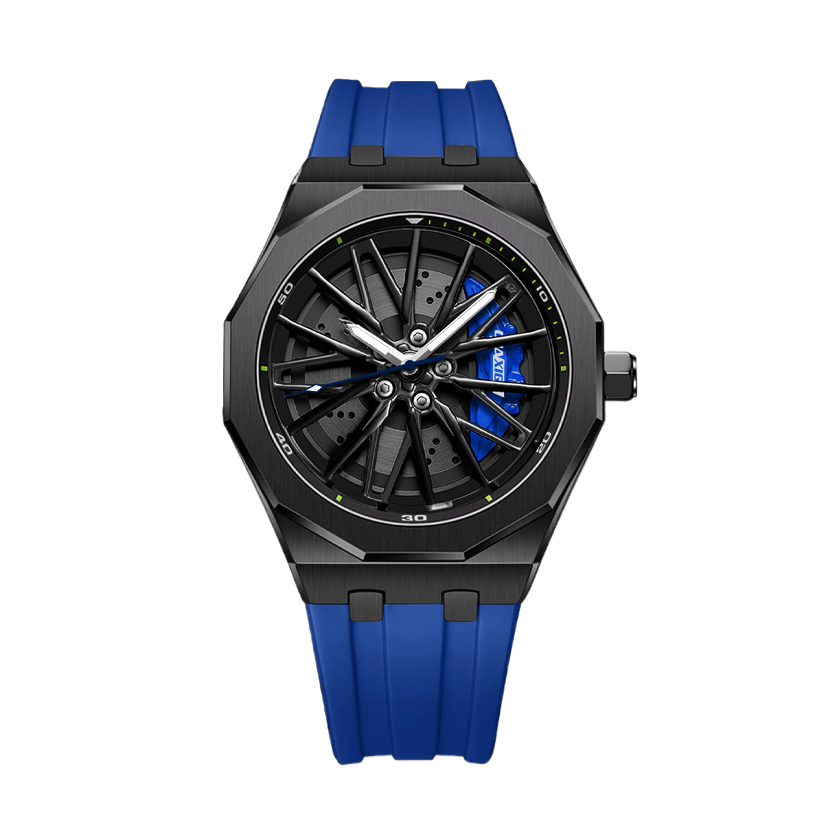 Mens Rotating Bezel Quartz Watch Waterproof