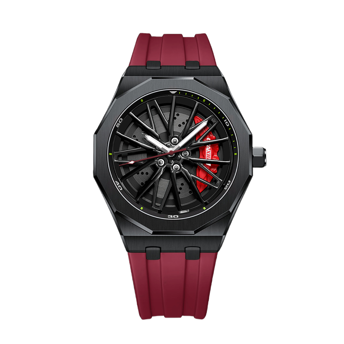 Mens Rotating Bezel Quartz Watch Waterproof